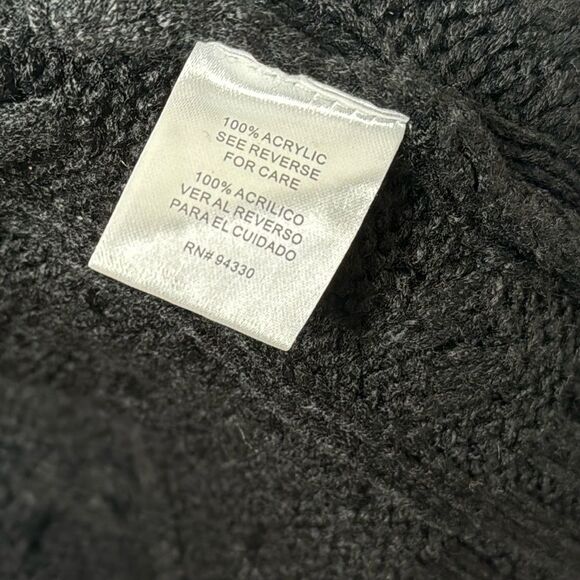 ONE A Women's Spring Autumn Loose Simple Cardigan Sweater V-Neck Long Sleeve - Picture 9 of 9